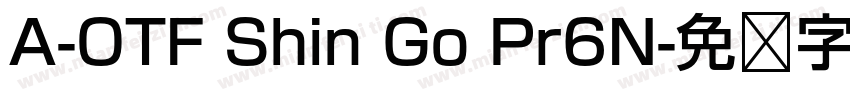 A-OTF Shin Go Pr6N字体转换